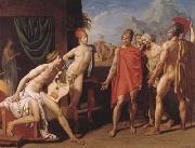 Jean Auguste Dominique Ingres Achilles Receives the Envoys of Agamemnon (mk04) Spain oil painting reproduction